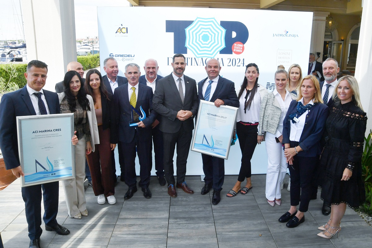 U ACI marini Cres održana svečana dodjela nagrada Nautičkog jedra i Top destinacije za 2024. godinu